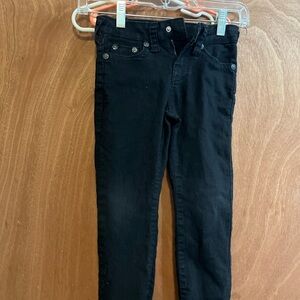 Kids size 5 True Religion Black Jeans